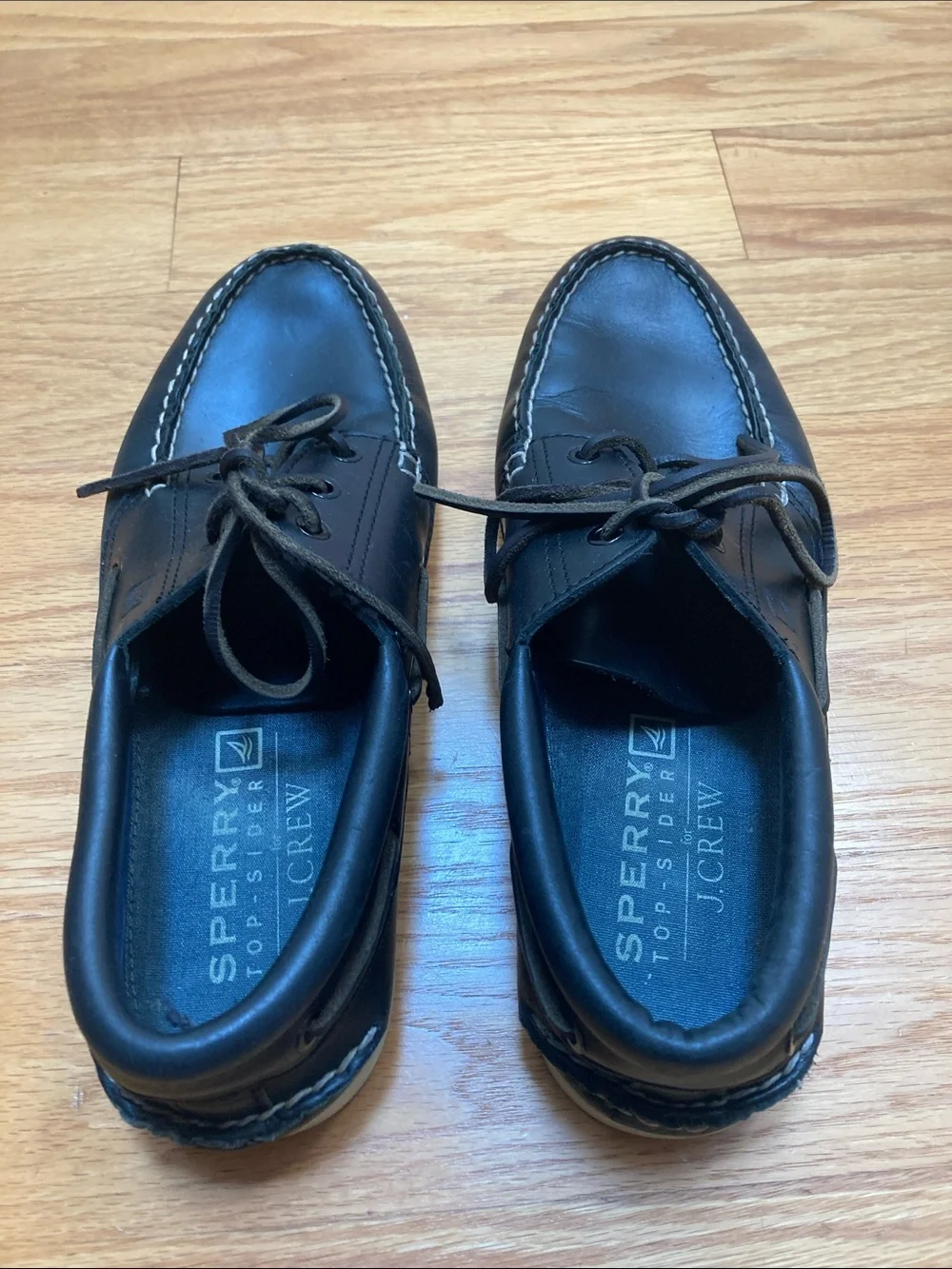 Sperry top sider shoes Navy Blue 10.5 leather J. Crew